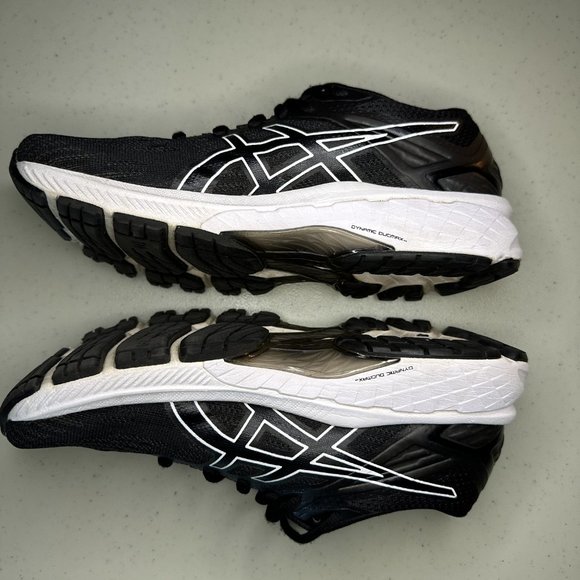 Asics Womens GT 2000 9 1012A859 Black and White Running Shoes Sneakers Size 7 - Picture 8 of 9